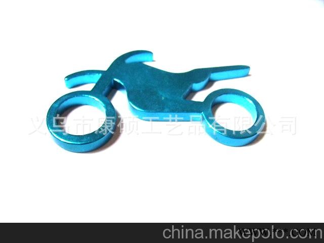 厂家定做运动广告钥匙扣开瓶器 铝质环保图2