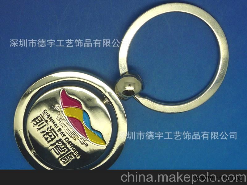 各地房地产广告钥匙扣，旋转钥匙扣，锌合金钥匙扣，珠子钥匙扣图2