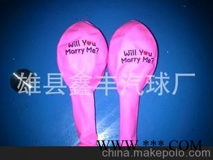 广告气球 批发气球 8号气球 乳胶气球 心形球 供应印花气球图1