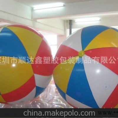 供应充气广告沙滩气球 吹气玩具汽球 充气广告展览球 升空充气球