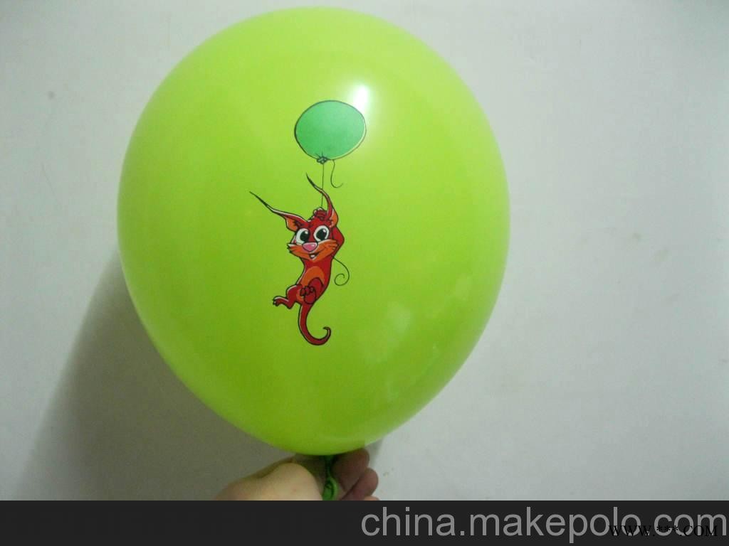 厂价供应：各种小气球 珠光气球 乳胶汽球彩色印刷气球厂家直销图1