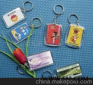 钥匙扣/白空相框钥匙扣/广告钥匙扣图1