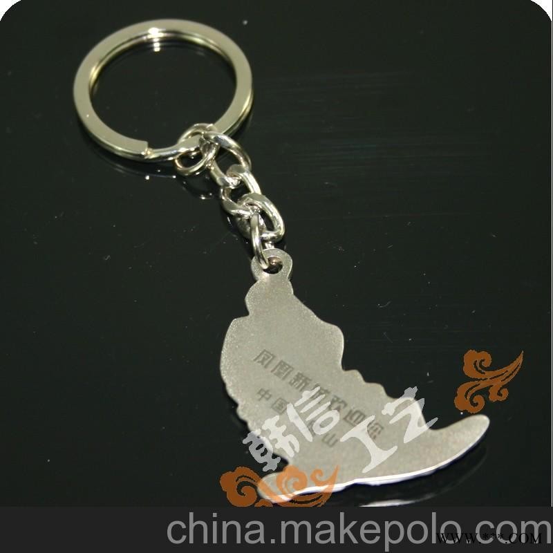 韩信工艺品 供应龙凤呈祥锌合金广告钥匙扣定做图3
