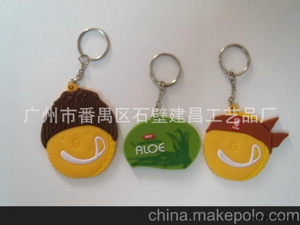经销批发 广告钥匙扣 PVC软胶卡通钥匙扣图3