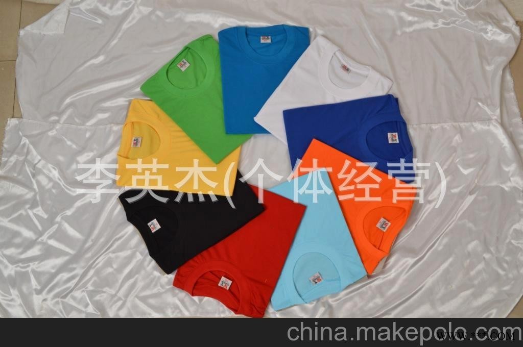 200克多色精梳棉广告衫文化衫图3