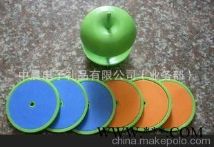 苹果杯垫--塑胶杯垫--广告礼品杯垫--送礼佳品杯垫--PVC图1