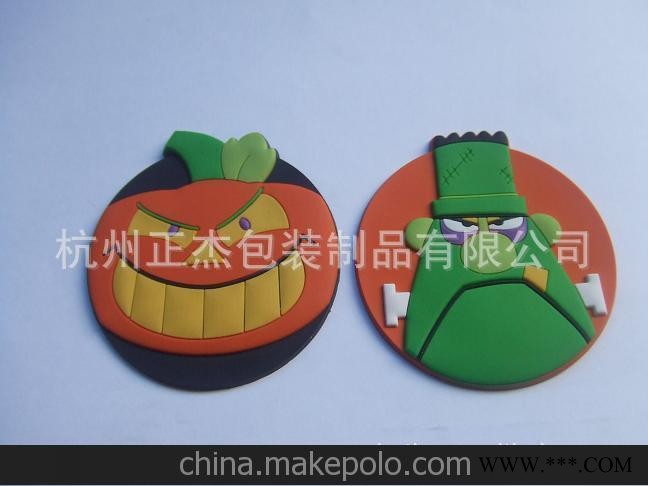 广告促销礼品 欢迎订做精美pvc杯垫 软胶酒店杯垫图3
