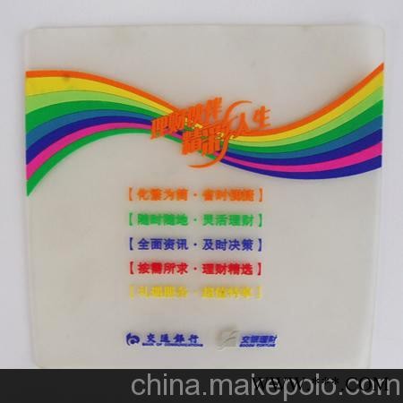 多款时尚礼品花杯垫 塑胶礼品杯垫 广告礼品杯垫 滴胶杯垫图4