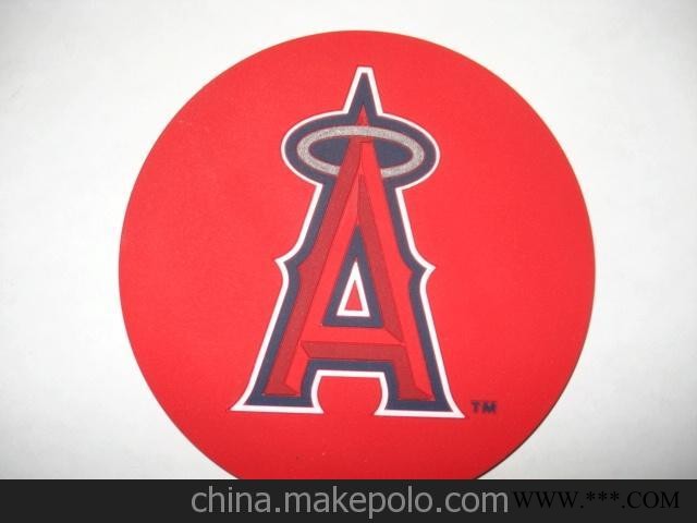 礼品杯垫 2012广告logoPVC杯垫、硅胶杯垫图1