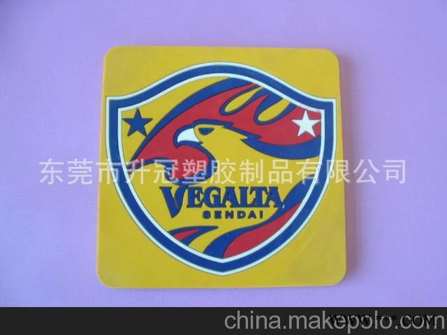 供应pvc滴胶圆形杯垫、方形杯垫。不规则杯垫，广告促销礼品杯垫图4