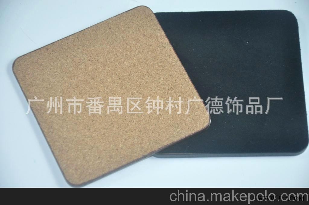 供应MDF杯垫 创意艺术中纤板杯垫 绒布纸杯垫 广告个性木头杯垫图1