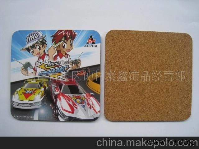 供应中纤板杯垫 吸水纸杯垫 广告赠品杯垫 商务礼品图1