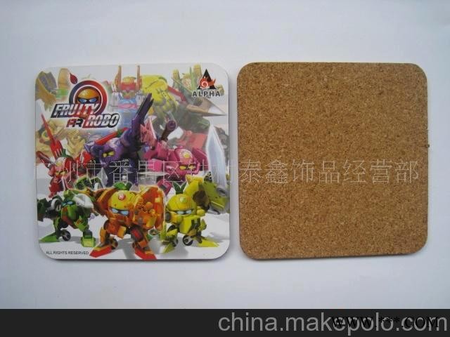 供应中纤板杯垫 吸水纸杯垫 广告赠品杯垫 商务礼品图2