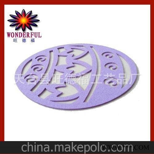 优质广告礼品 无纺布杯垫 环保时尚 精包装图2