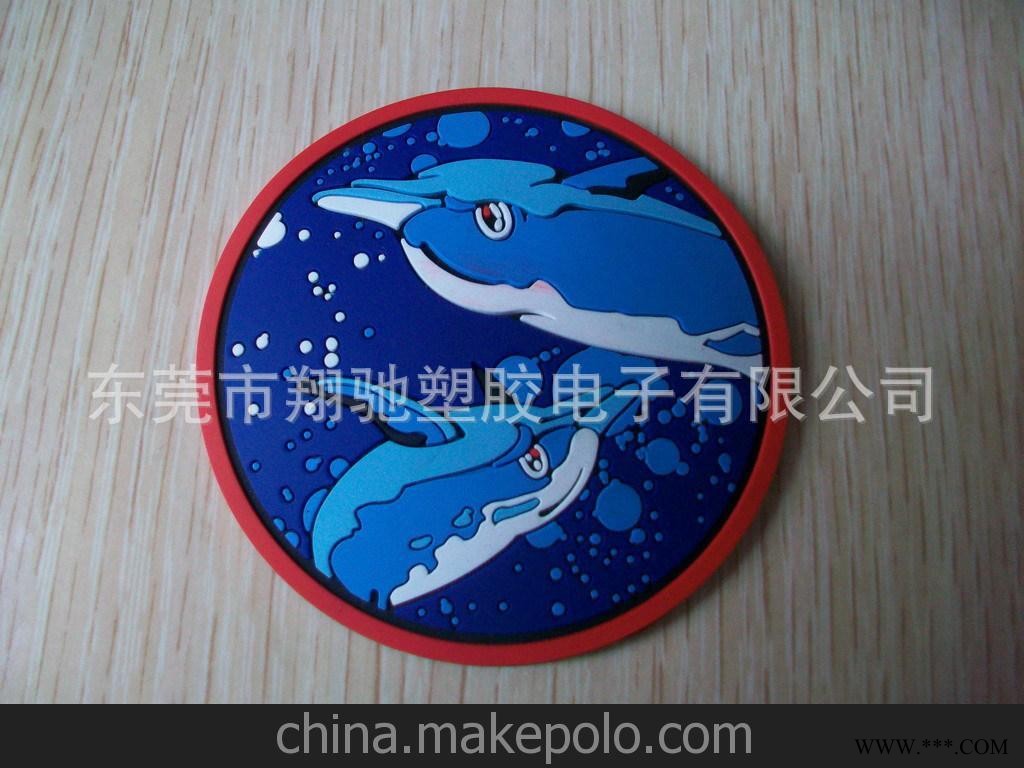 pvc环保杯垫，加印logo杯垫，广告促销礼品杯垫图3
