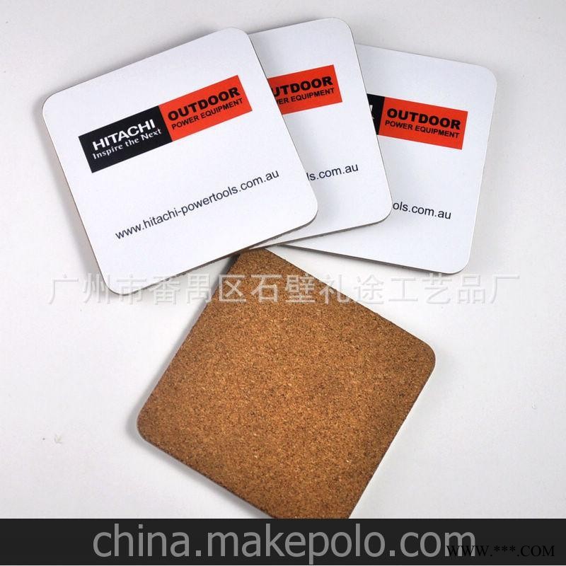 供应--广告促销礼品中纤板杯垫 四周过黑油木质杯垫 作啤酒木杯垫图3