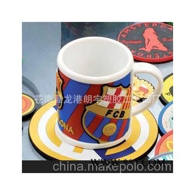 批发供应广告促销pvc软胶杯垫（图）