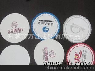 厂家直销 宾馆，酒店一次性广告吸水杯垫图1