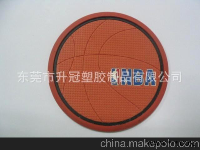 厂家低价促销pvc软胶杯垫、动漫卡通硅胶杯垫、广告礼品杯垫图2