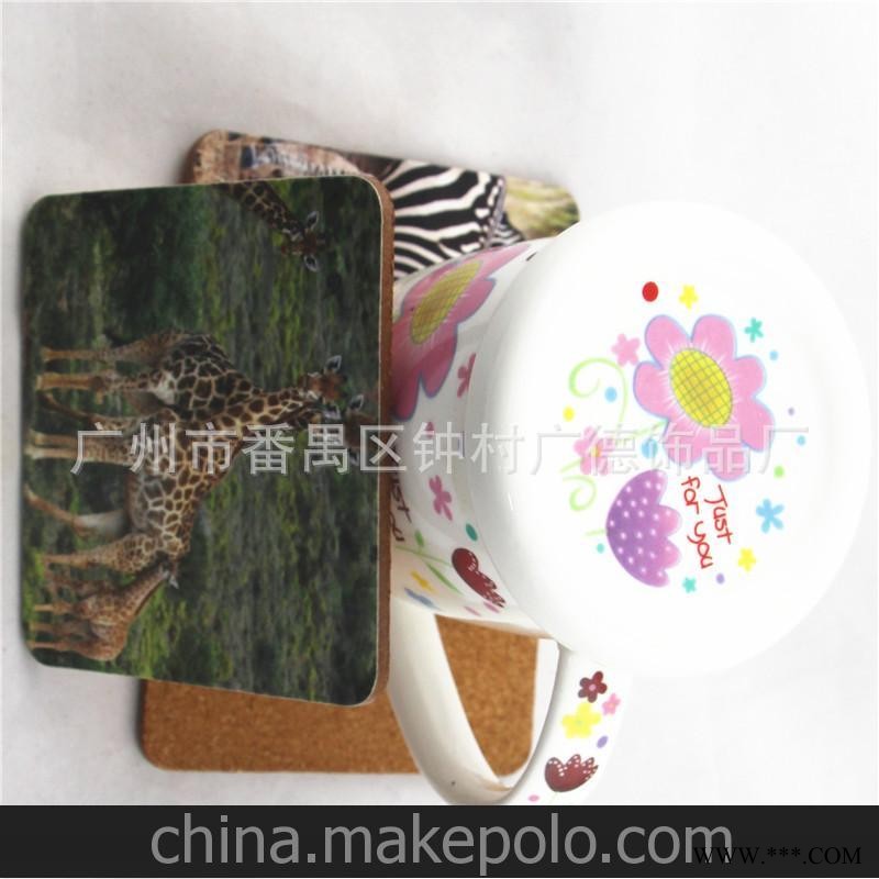 2013最新热卖中纤板软木杯垫 广州厂家杯垫批发 广告促杯垫定制图2
