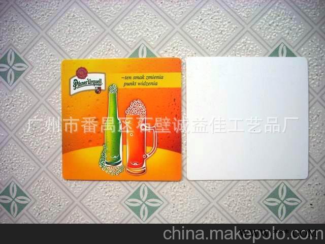 厂家来稿订做 广告促销礼品 PP杯垫图2