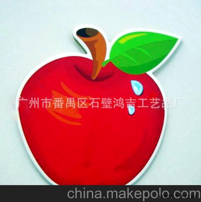 供应广告促销礼品 软木灰板纸杯垫 各种水果图案灰板纸软木杯垫图2