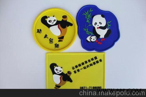生产广告促销赠品 PVC软胶杯垫 可定制精美LOGO图4
