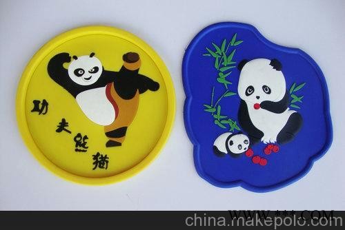 生产广告促销赠品 PVC软胶杯垫 可定制精美LOGO图3