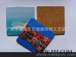 广告礼品 供应 软木吸水杯垫 中纤板软木杯垫 吸水纸杯垫图1