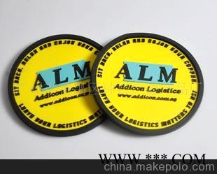 定制 广告促销礼品 环保软胶防滑杯垫，软胶PVC杯垫图1