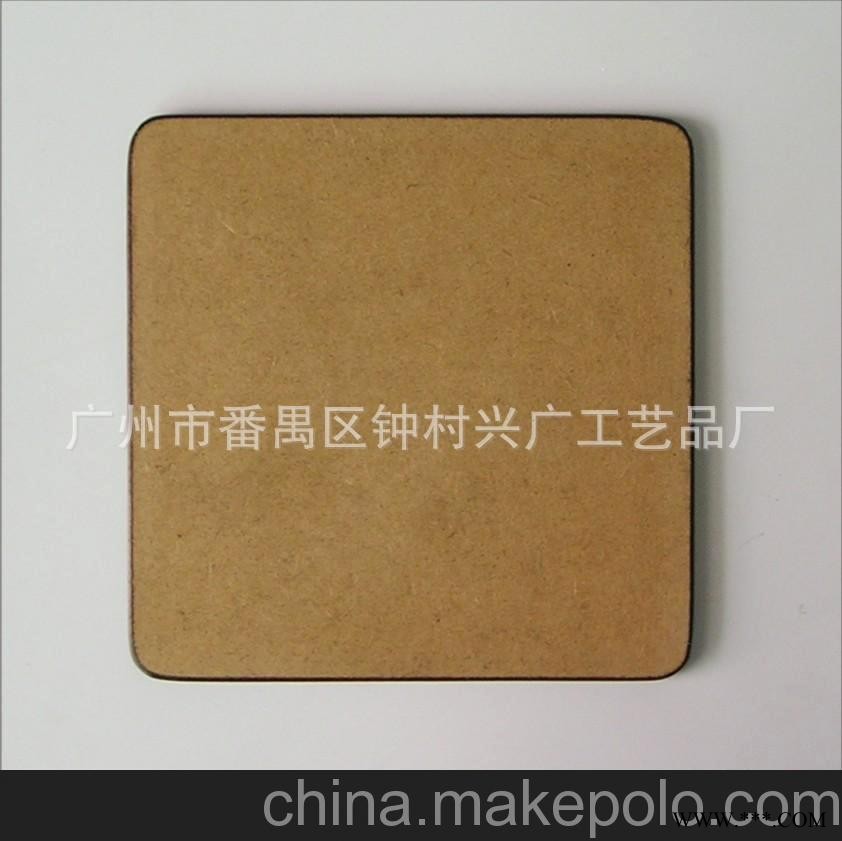 家居用品 广告促销礼品 中纤板杯垫 木质杯垫 密度板杯垫图3