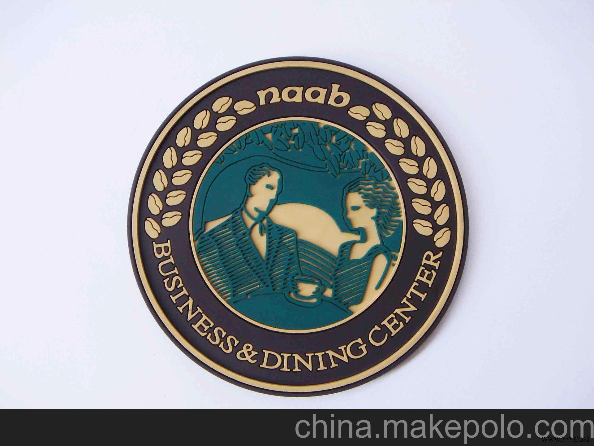 厂家供应软胶杯垫，PVC杯垫，家具广告礼品，隔热杯垫图3