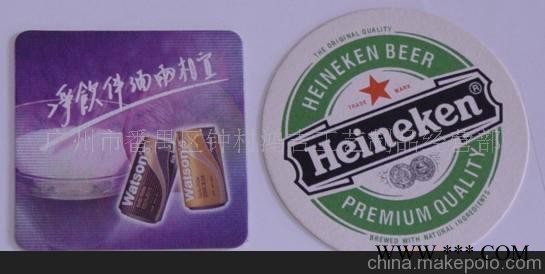 广告促销礼品 杯垫、软木杯垫 EVA杯垫、吸水纸杯垫、硬纸板杯垫图3