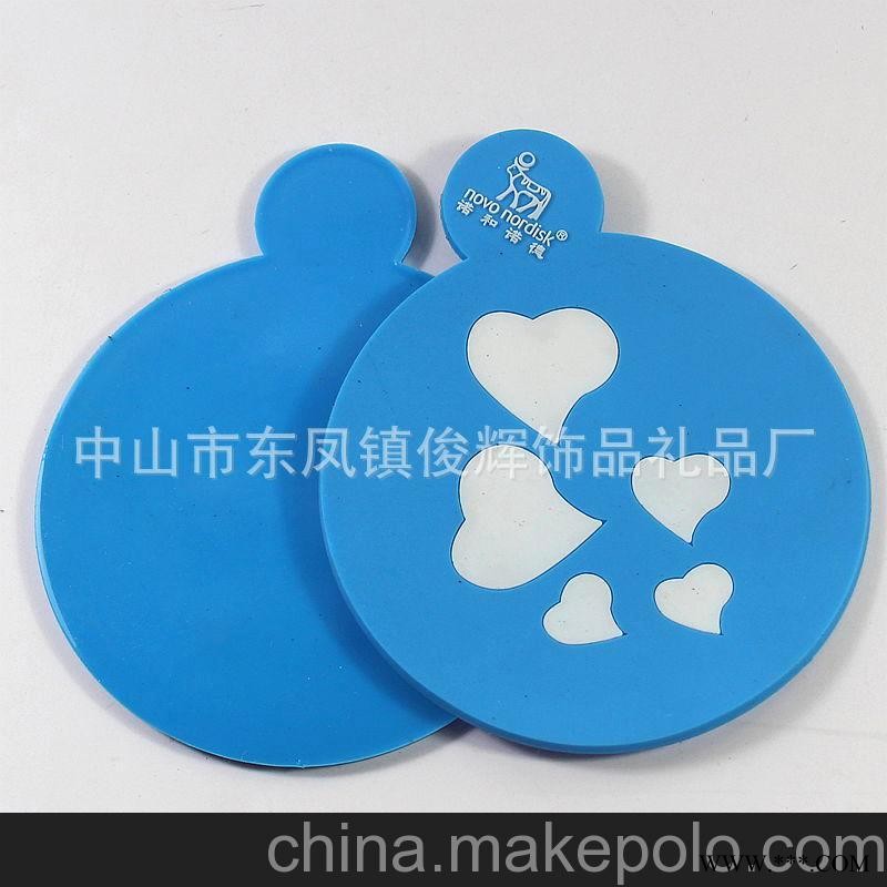 厂家专业定做 卡通PVC软胶杯垫 广告杯垫 品质保证 价格优惠图2