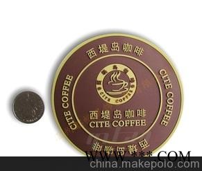 定做广告杯垫 硅胶杯垫订做防滑杯垫 酒吧垫定制隔热垫 咖啡杯垫