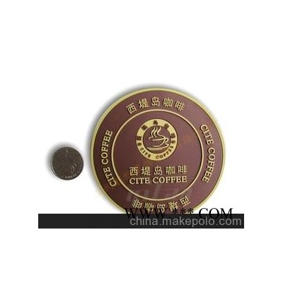 定做广告杯垫 硅胶杯垫订做防滑杯垫 酒吧垫定制隔热垫 咖啡杯垫
