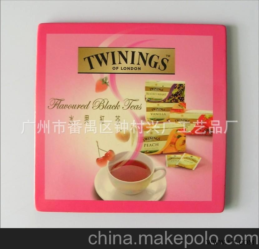 经典红茶杯垫 EVA杯垫 纸质杯垫 双面彩印精美广告杯垫