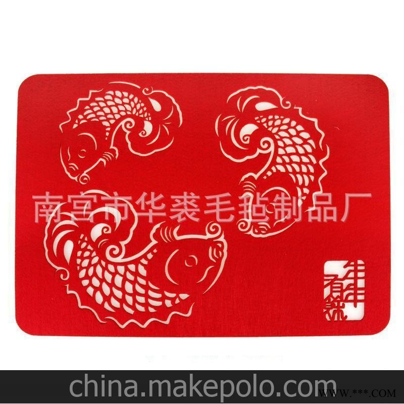 毛毡杯垫 吸水杯垫 广告杯垫 酒店杯垫图2