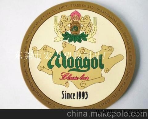 宏力塑胶广告促销品-PVC软胶杯垫图4