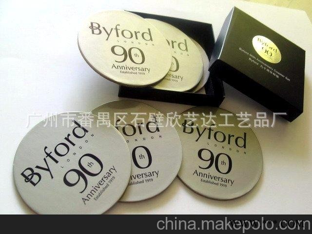 供应新款广告杯垫 双面印刷纸板杯垫 啤酒杯垫图3