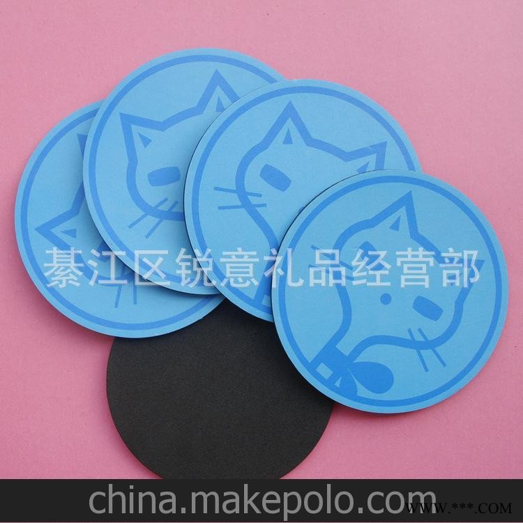 9年品质厂家专业生产EVA杯垫 铜版纸印刷广告杯垫图3