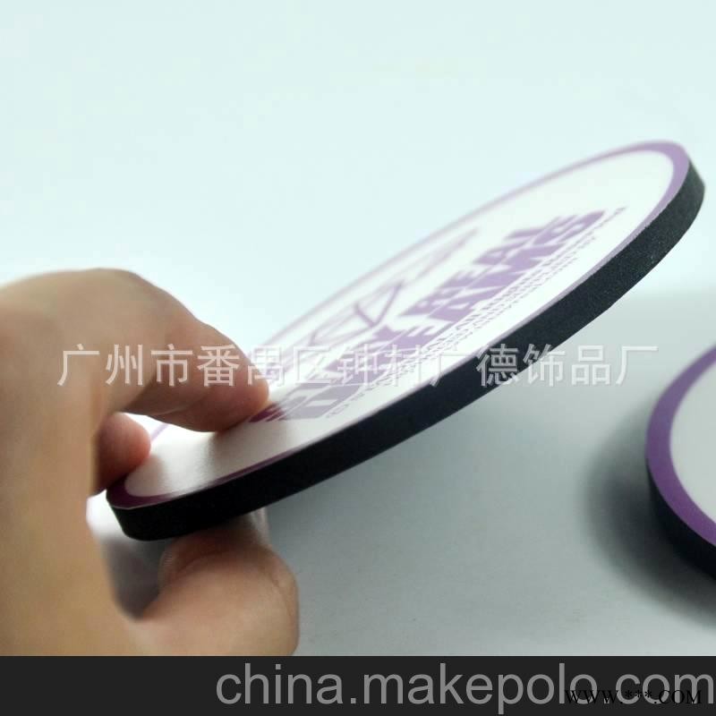 实力工厂订做 100%满意的 商务礼品杯垫 地图创意广告杯垫 餐桌垫图3