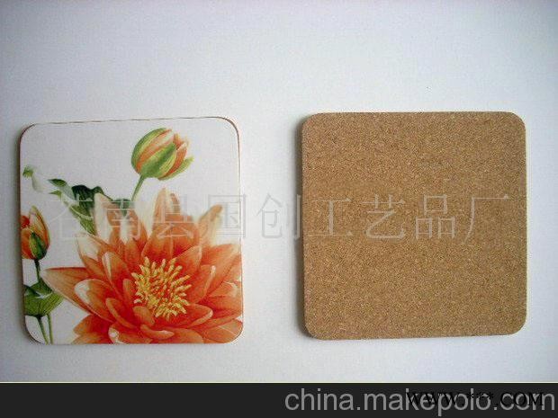 软木杯垫 广告杯垫 广告促销礼品，商务赠品
