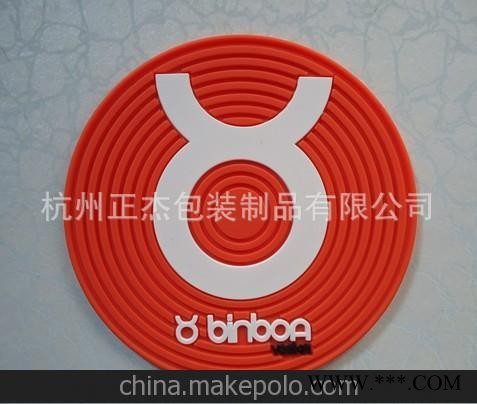 厂家订做pvc软胶杯垫 pvc橡胶广告杯垫图2