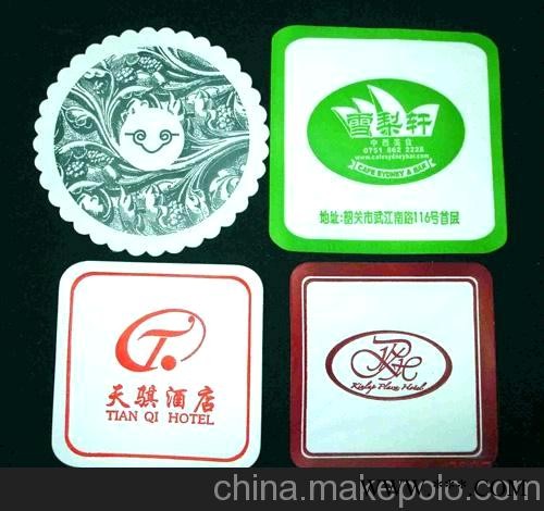 厂家直接供应广告吸水纸杯垫图6