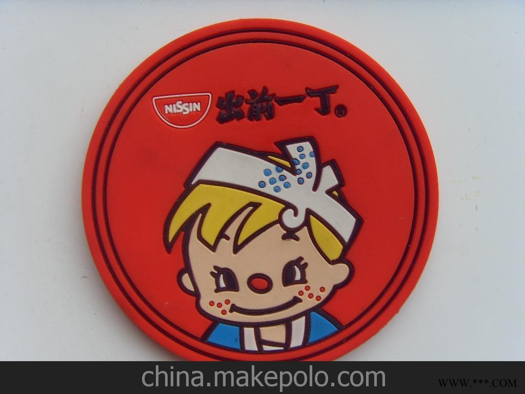 厂家供应PVC软胶杯垫 广告杯垫 卡通杯垫 PVC杯垫礼品图3