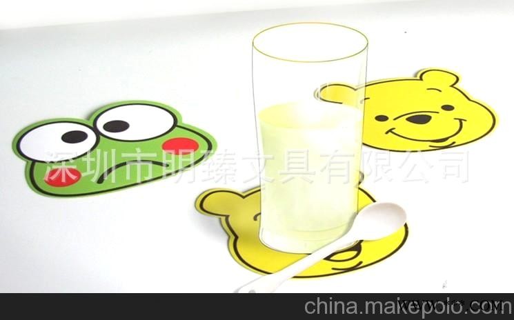 广告杯垫，咖啡垫，盘垫，塑料杯垫，隔热效果好图1