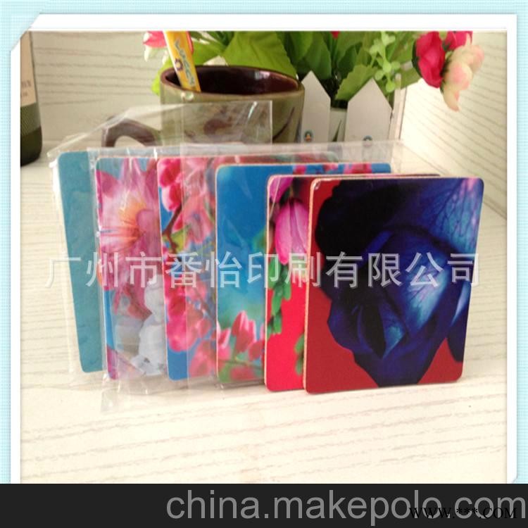 软木杯垫定制 广告杯垫 木质杯垫 花朵软木杯垫 形状任意定做图2