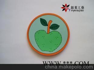 软胶杯垫餐垫、定制广告杯垫餐垫 多款卡通隔热垫
