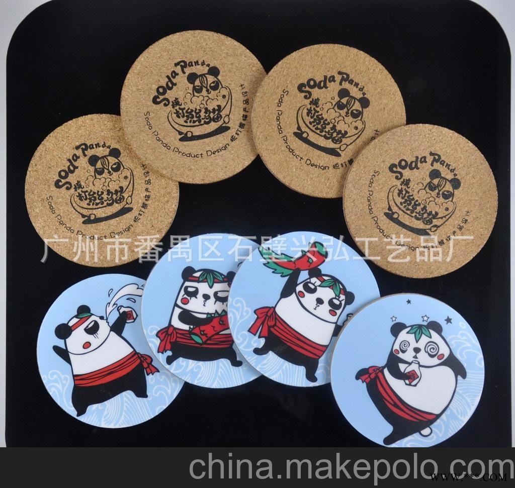 低价促销礼品 创意杯垫-广告杯垫-软木杯垫图2